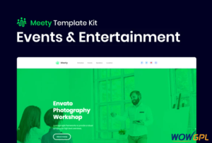 Meety – Conference Meetup Template for WordPress