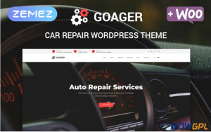 Goager Auto Repair ECommerce Modern Elementor WordPress Theme