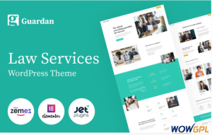Guardan Law Services Multipurpose Classic Elementor WordPress Theme