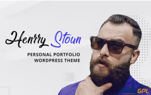 Henry Stoun Personal Website WordPress Theme