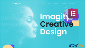 Imagity Creative Minimal Elementor WordPress Theme