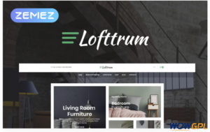 Lofttrum Furniture Online Shop Elementor WooCommerce Theme