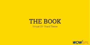 The Book Personal vCard Template