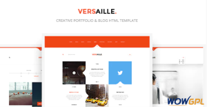 Versaille Personal Blog HTML5 Template