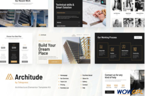 Architude Architecture Elementor Template Kit