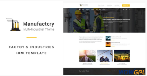 Manufactory Multi Industrial HTML Template