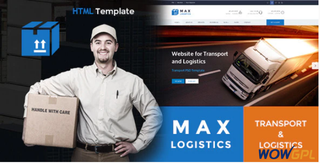 Max Logistics - Responsive HTML Template 1 Max Logistics Responsive HTML Template