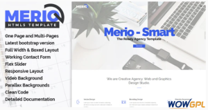 Merio Creative One Page Parallax