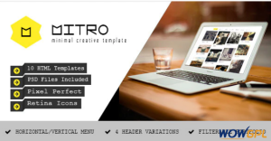 Mitro Minimal HTML Template