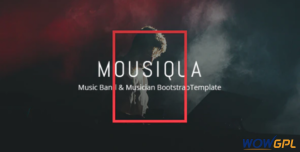 Mousiqua Music Band Html Template