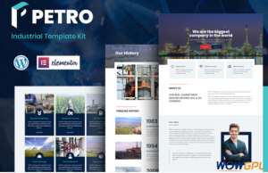 Petro Industrial Elementor Template Kit