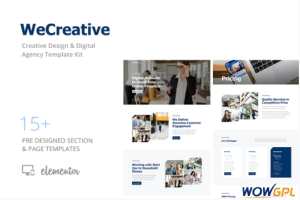 WeCreative Digital Agency Template Kit