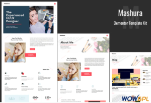 Mashura Portfolio Elementor Template Kit