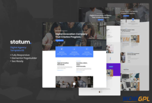 Statum Business Agency Elementor Template Kit