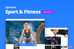 Finess – Fitness Template Kit for Elementor