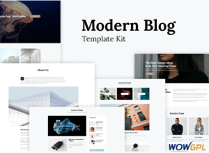 Katelyn Modern Blog Template Kit