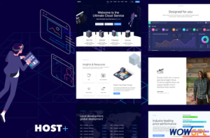 Hostplus Hosting Services Template Kit