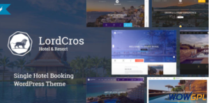 LordCros Hotel Booking WordPress Theme