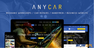 AnyCar HTML Template for Automotive Business