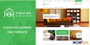 Furniture House eCommerce Shop HTML Template
