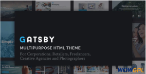 Gatsby Business Consulting Agency App Showcase Portfolio HTML Theme