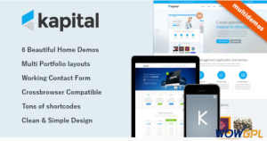 Kapital Responsive Multi Purpose Template