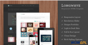 Longwave Responsive HTML Template