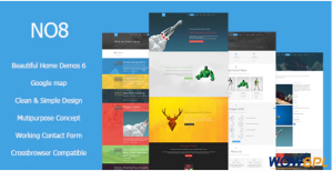 NO8 HTML Creative Agency Portfolio Theme