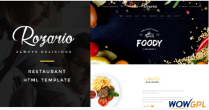 Rozario Restaurant Food HTML Template