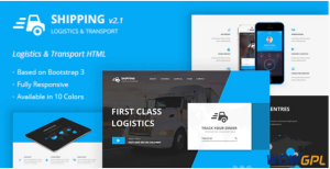 Shipping Logistics Transport HTML Template