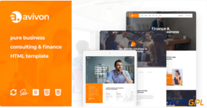 Avivon Pure Business Consulting Finance HTML5 Template