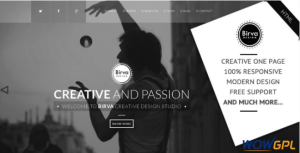 Birva Design Creative One Page Theme