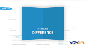 Difference CVRESUME TEMPLATE