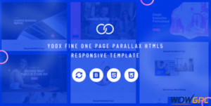 Yoox Fine One Page Parallax HTML5 Responsive Template