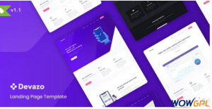 Devazo Landing Page Template