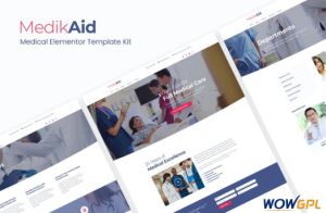 MedikAid Medical Healthcare Elementor Template Kit