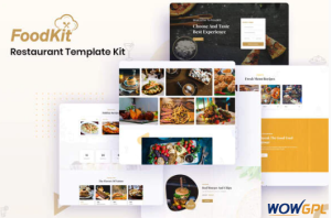 FoodKit Restaurant Template Kit