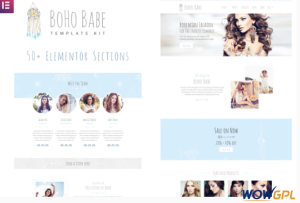 Boho Babe Elementor Template Kit