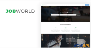 Job Portal Template Job World