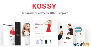 Kossy Minimalist eCommerce HTML Template