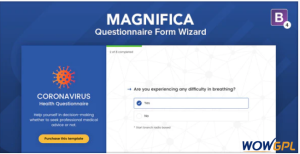 Magnifica Coronavirus Questionnaire Form Wizard