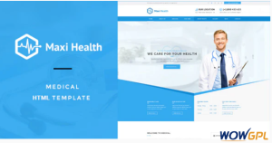 Maxi Health Responsive HTML Template