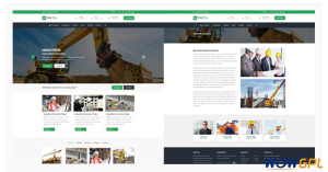 Neon Press Construction Business HTML template