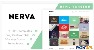 Nerva Minimal Design HTML Template