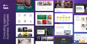 E—tan Digital Consulting Agency HTML Template