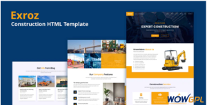 Exroz Construction HTML Template