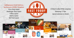 Fast Foody Multipurpose Restaurants HTML5 Template