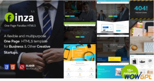 Finza One Page Parallax