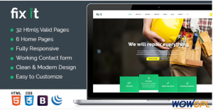 Fixit Construction HTML Template