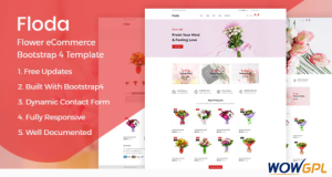 Floda – Flower Store HTML Template